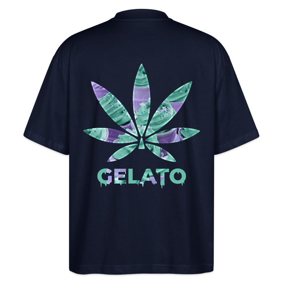 GELATO Oversized Unisex Bio T-Shirt - Navy