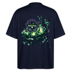 GLOW GARDEN Oversized Unisex Bio T-Shirt - Navy