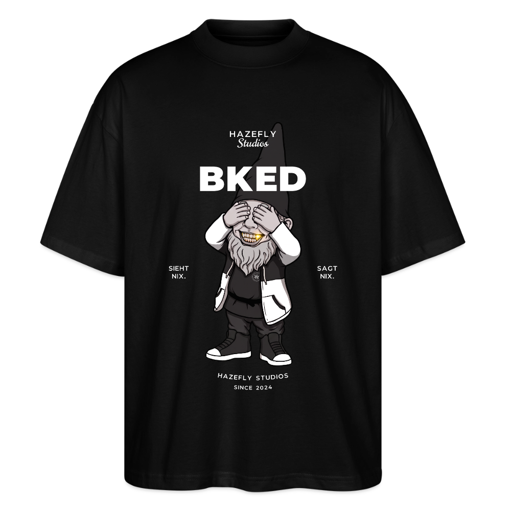 BKED Unisex Oversized Bio-T-Shirt - Schwarz