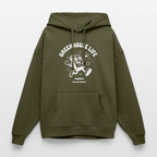 GREENHOUSE LIFE Oversized Unisex Bio-Hoodie - Khaki