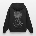 LOVE GREENS Oversized Unisex Bio-Hoodie - Schwarz