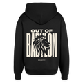 OUT OF BABYLON Oversized Unisex Bio-Hoodie - Schwarz