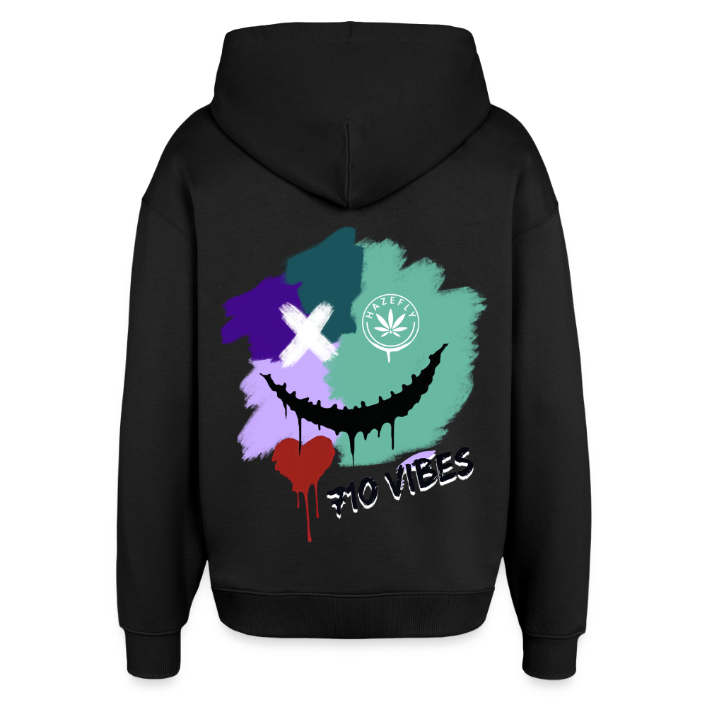 710 VIBES Oversized Unisex Bio-Hoodie - Schwarz