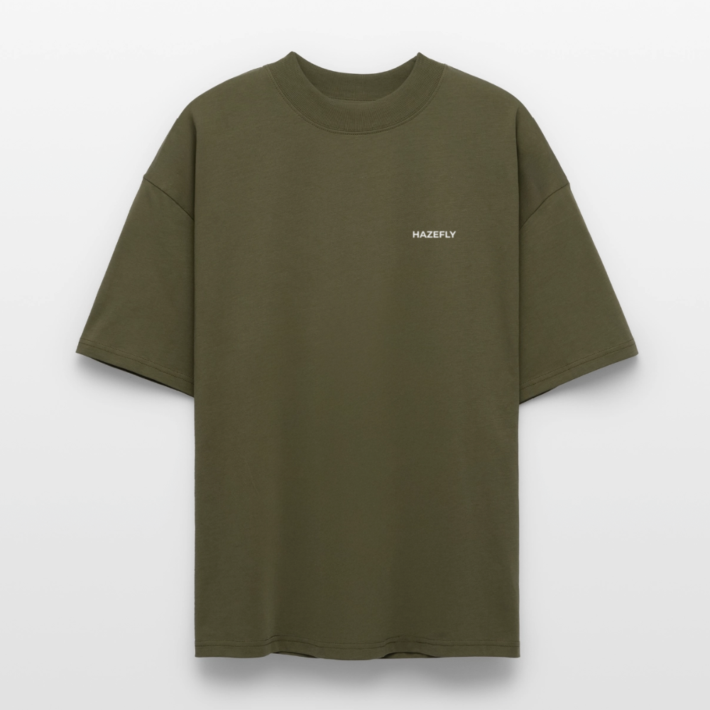 HF SIGNATURE Oversized Unisex Bio T-Shirt - Khaki