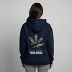 SOUR DIESEL Oversized Unisex Bio-Hoodie - Navy