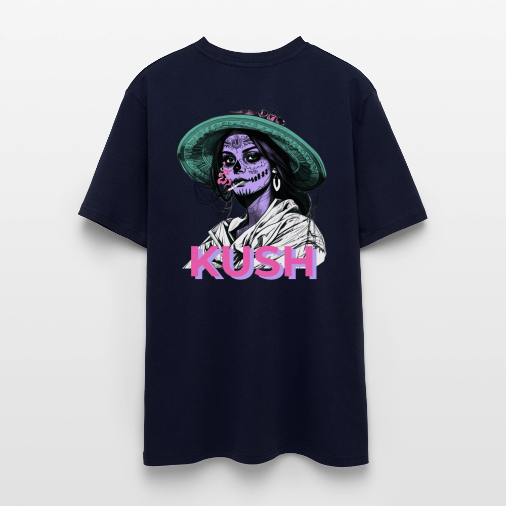 LA CATRINA KUSH Unisex Bio-T-Shirt - Navy