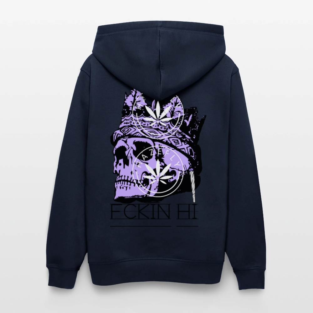 420 SKULL Unisex Bio-Hoodie - French Navy