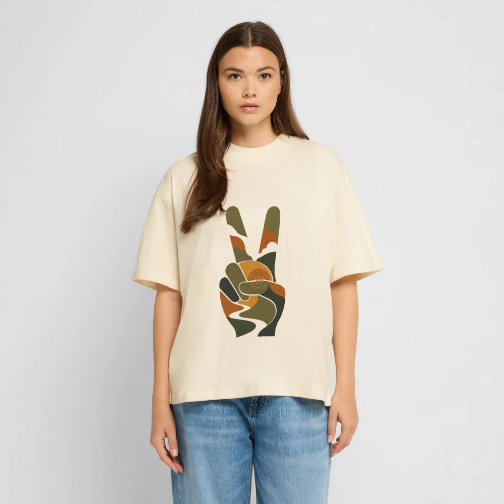 INNER PEACE Unisex Oversized Bio-T-Shirt - Natur