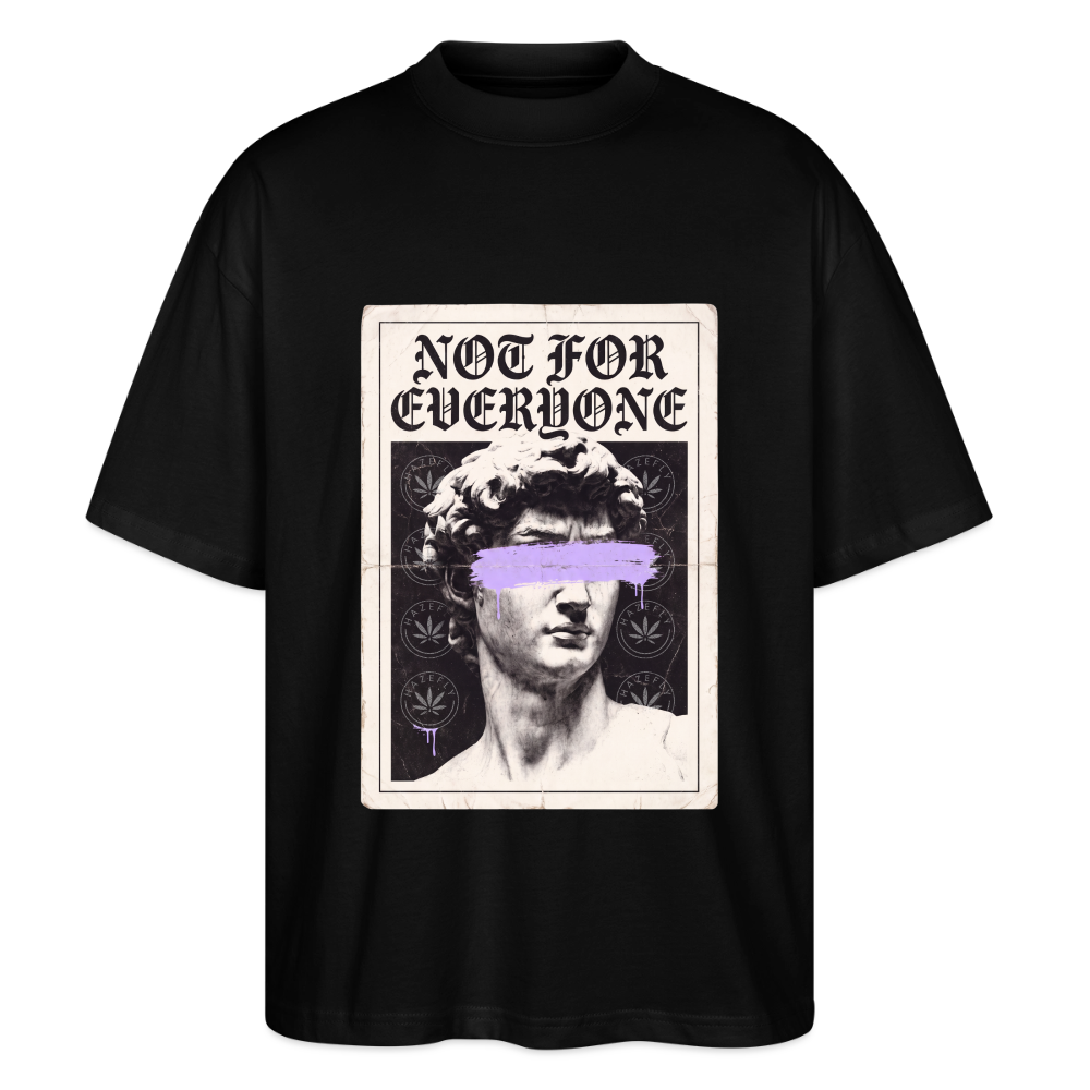 STONED Unisex Oversized Bio-T-Shirt - Schwarz