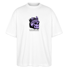 420 SKULL Oversized Unisex Bio T-Shirt - Weiß