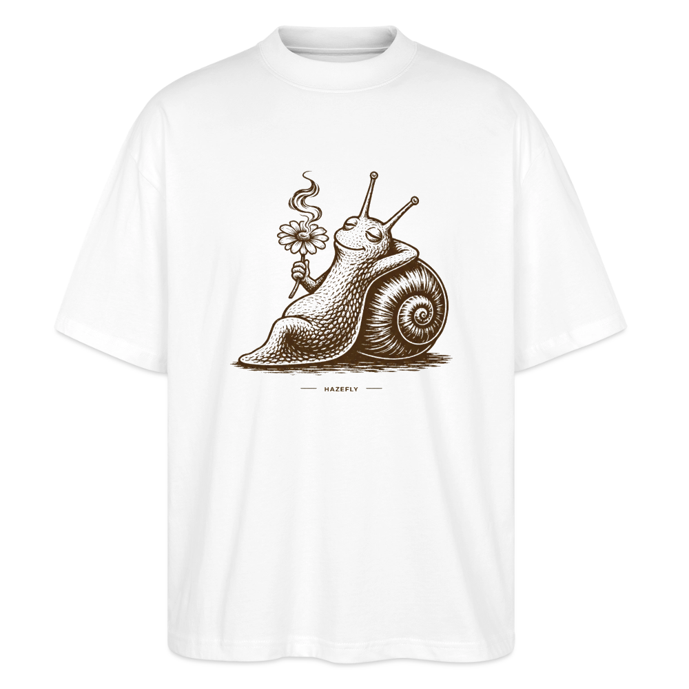 SLOW BURN Unisex Oversized Bio-T-Shirt - Weiß