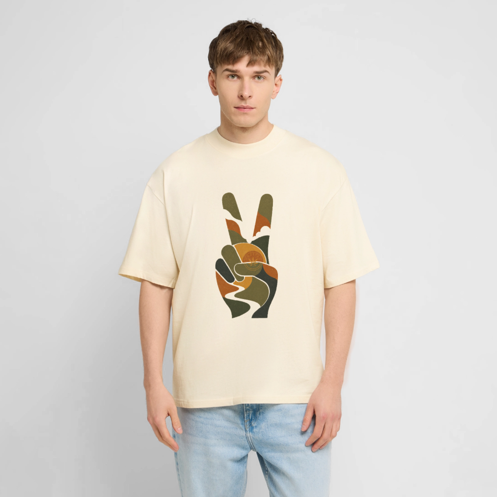INNER PEACE Unisex Oversized Bio-T-Shirt - Natur