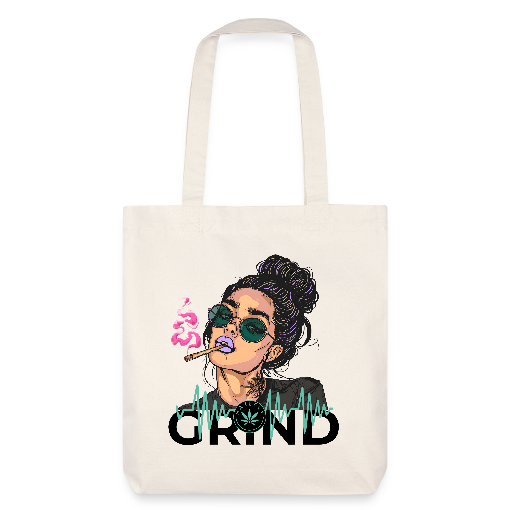 GRIND recycelter Heavyweight Stoffbeutel - Naturweiß