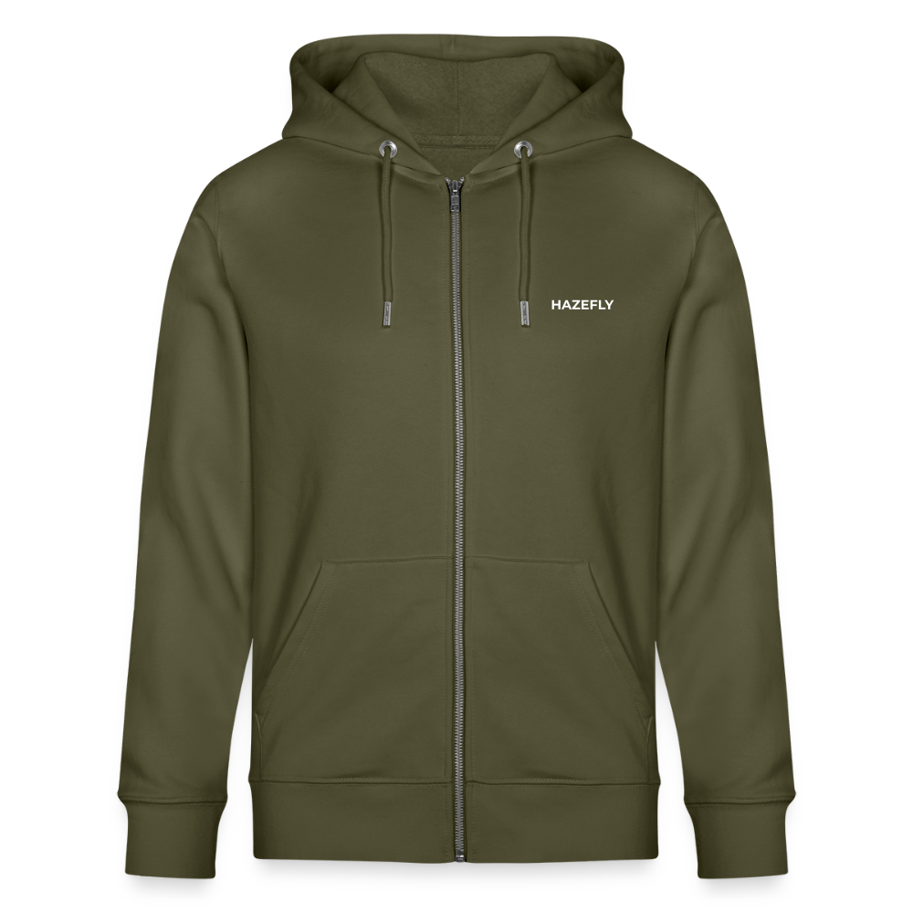 HF SIGNATURE Unisex Bio-Kapuzenjacke - Khaki