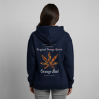 TRUE ORANGE Oversized Unisex Bio-Hoodie - Navy
