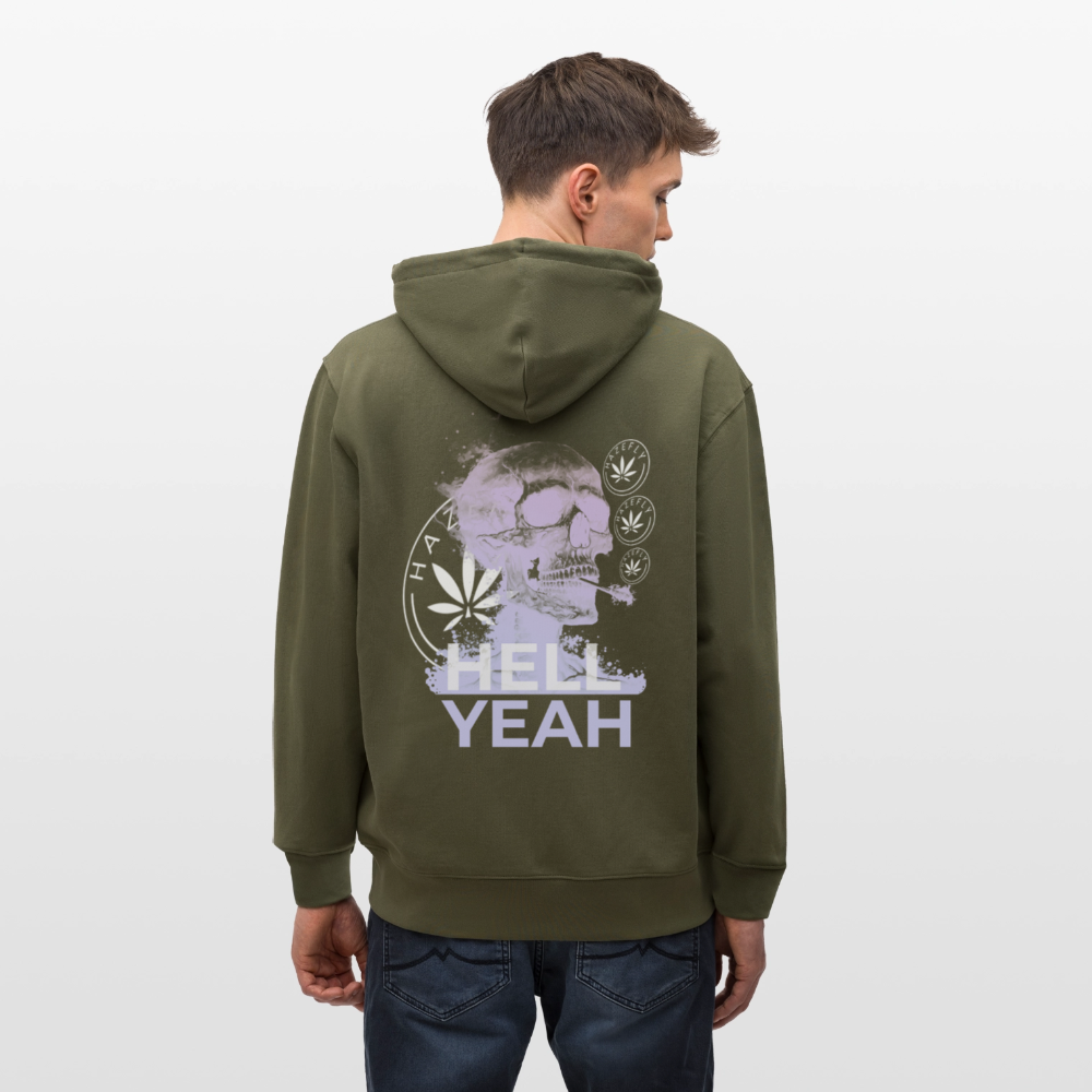 HELL YEAH Unisex Bio-Kapuzenjacke - Khaki