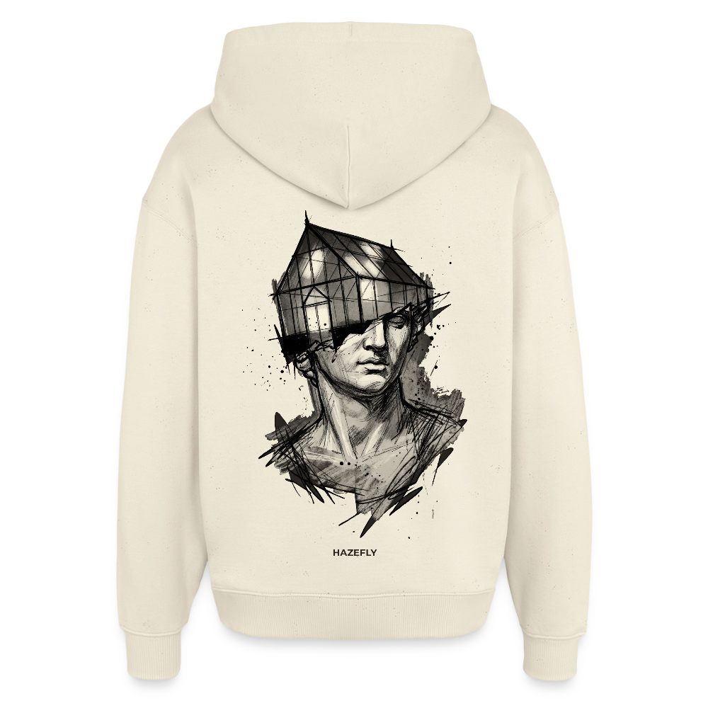 GREEN MIND Oversized Unisex Bio-Hoodie - Natur