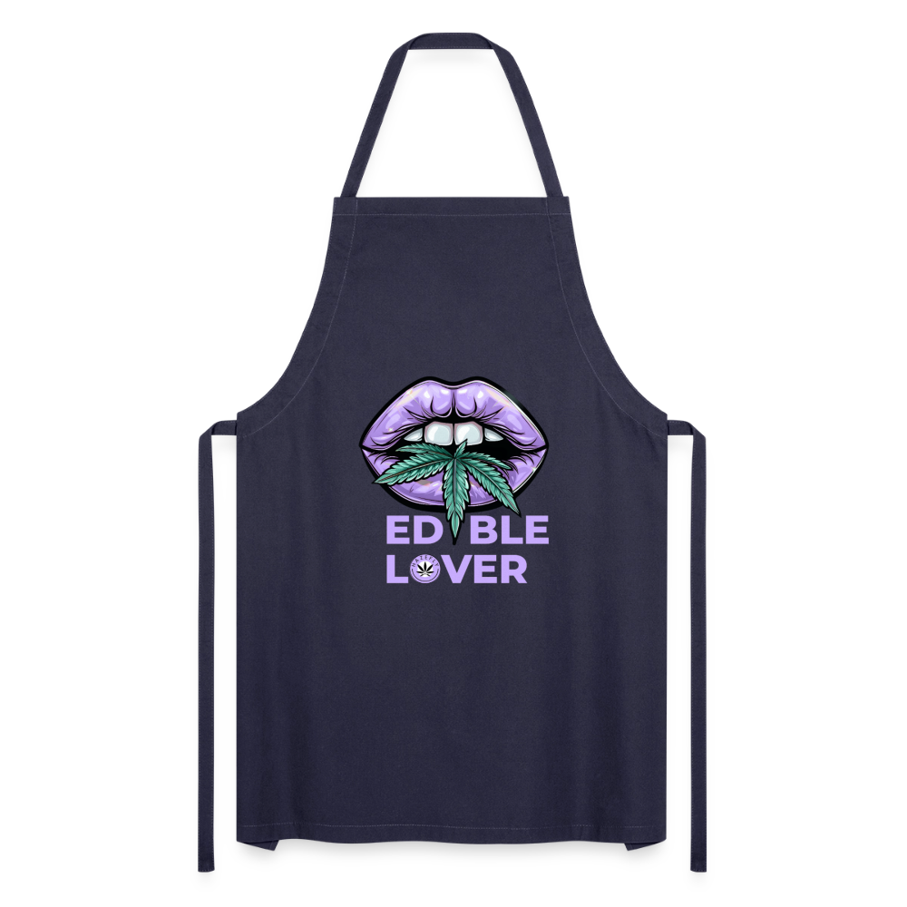 EDIBLE LOVER Kochschürze - Navy