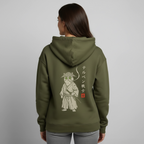 TERPENE WARRIOR Oversized Unisex Bio-Hoodie - Khaki