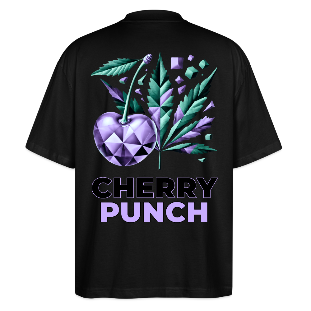 CHERRY PUNCH Oversized Unisex Bio T-Shirt - Schwarz