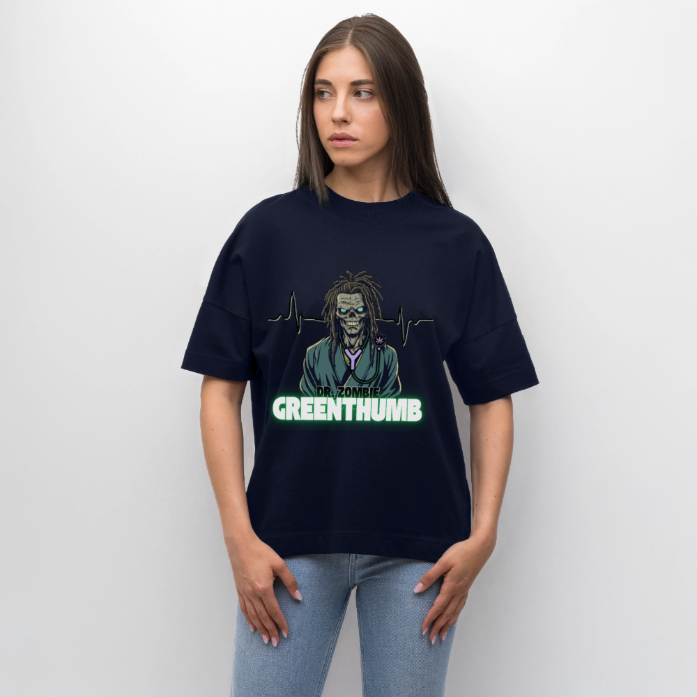DR. ZOMBIE Oversized Unisex Bio T-Shirt - Navy
