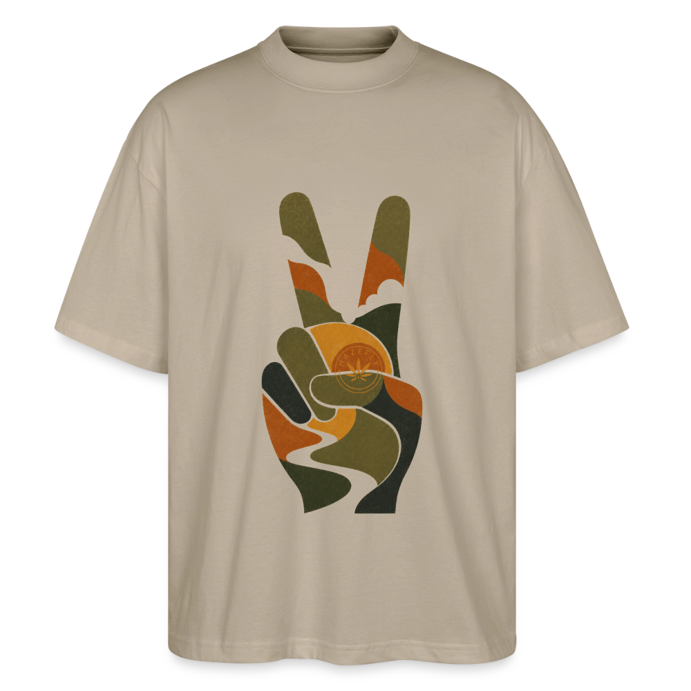 INNER PEACE Unisex Oversized Bio-T-Shirt - Steingrau