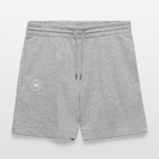 HAZEFLY LOGO WHITE Unisex Bio Joggingshorts - Grau meliert