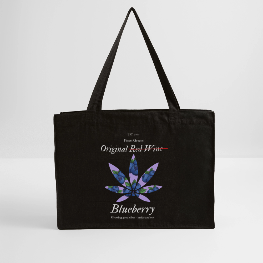 TRUE BERRY recycelter Shopping Bag - Schwarz