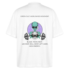 GREEN CULT Oversized Unisex Bio T-Shirt - Weiß