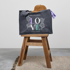 GROW. CHILL. REPEAT. recycelter Shopping Bag - midnight Blue