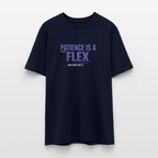 PATIENCE IS A FLEX (AND I DONT HAVE IT) Unisex Bio-T-Shirt - Navy
