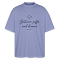 PUFFS & DREAMS Oversized Unisex Bio T-Shirt - Violett
