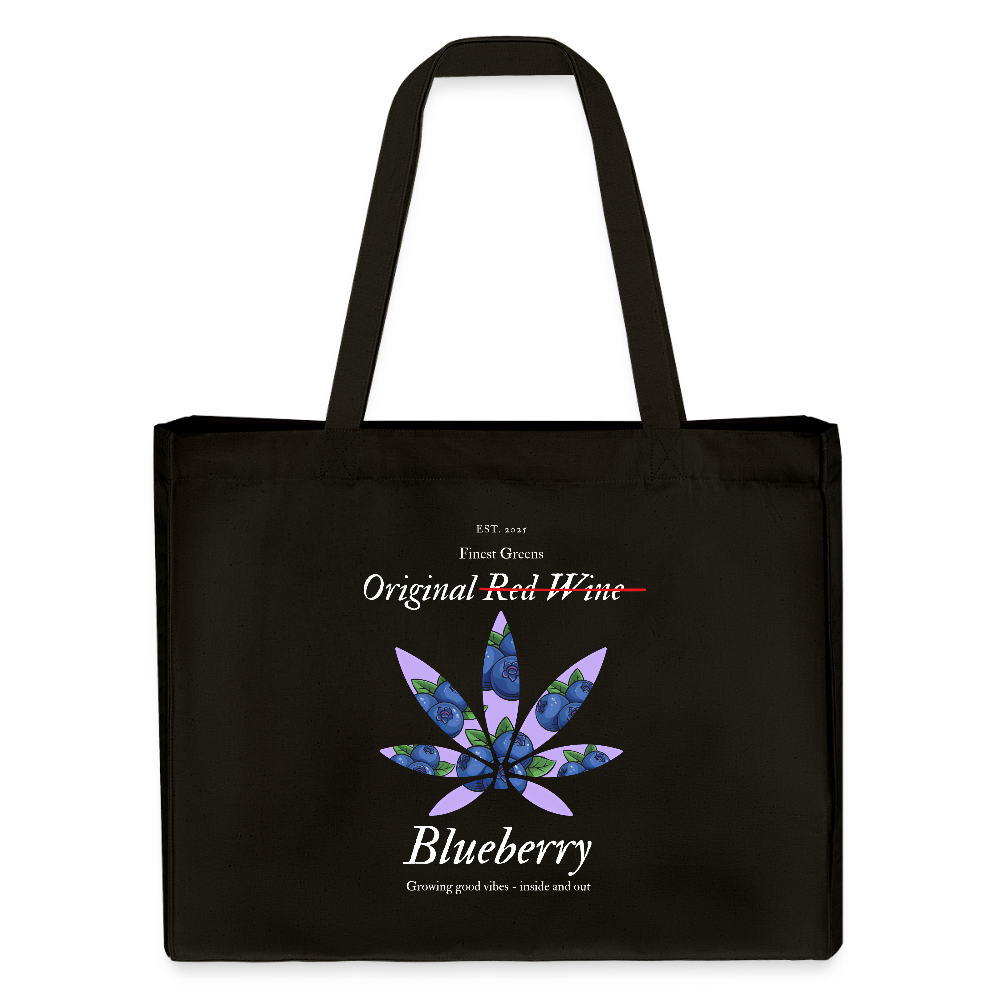TRUE BERRY recycelter Shopping Bag - Schwarz