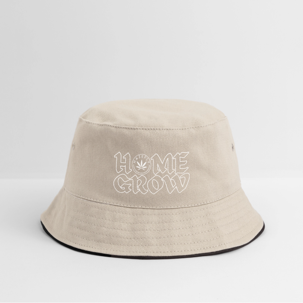 HOME GROW Fischerhut - Natur/Navy
