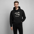 ZUGVOGEL Oversized Unisex Bio-Hoodie - Schwarz