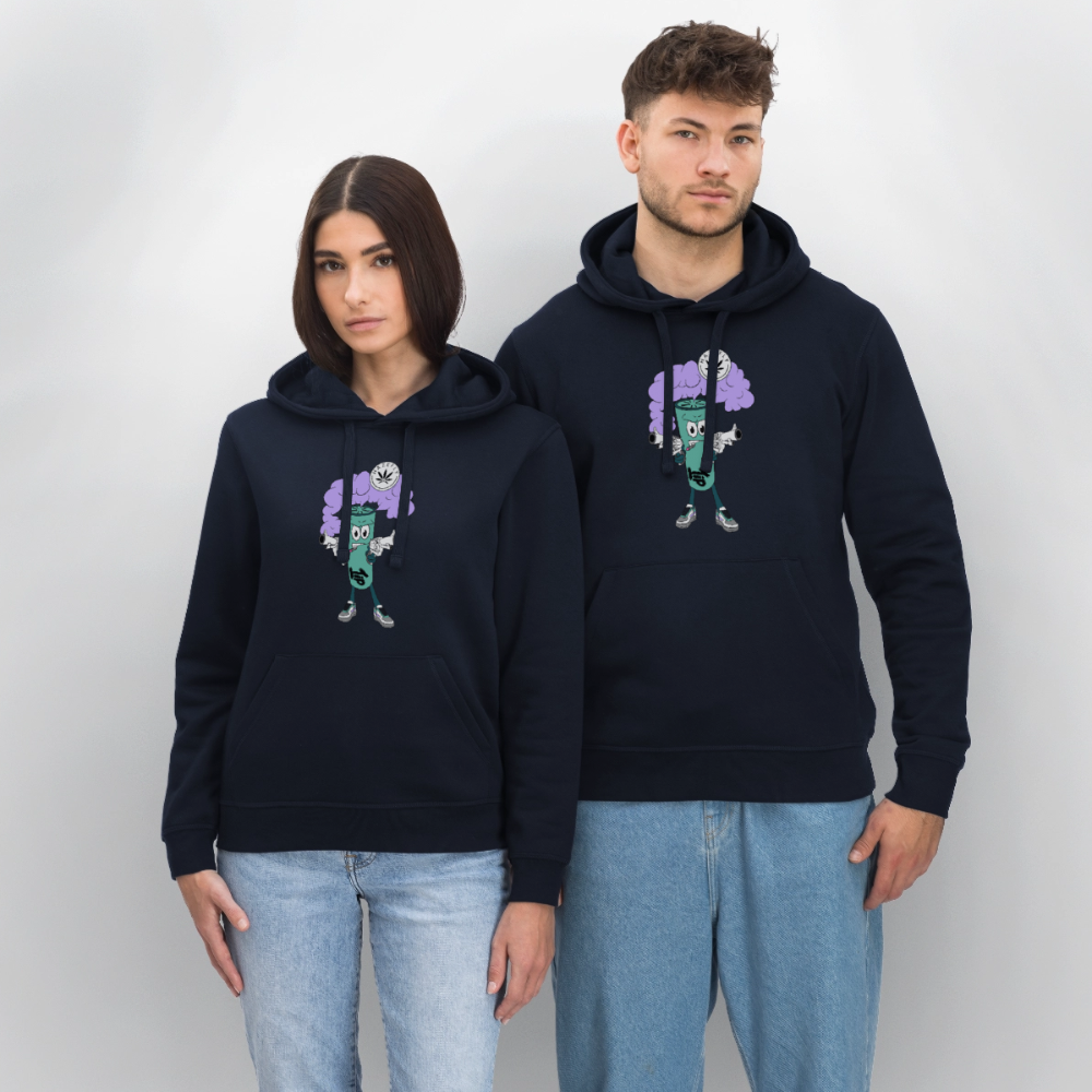 HAZEFLY X 1TIP Unisex Bio-Hoodie - French Navy