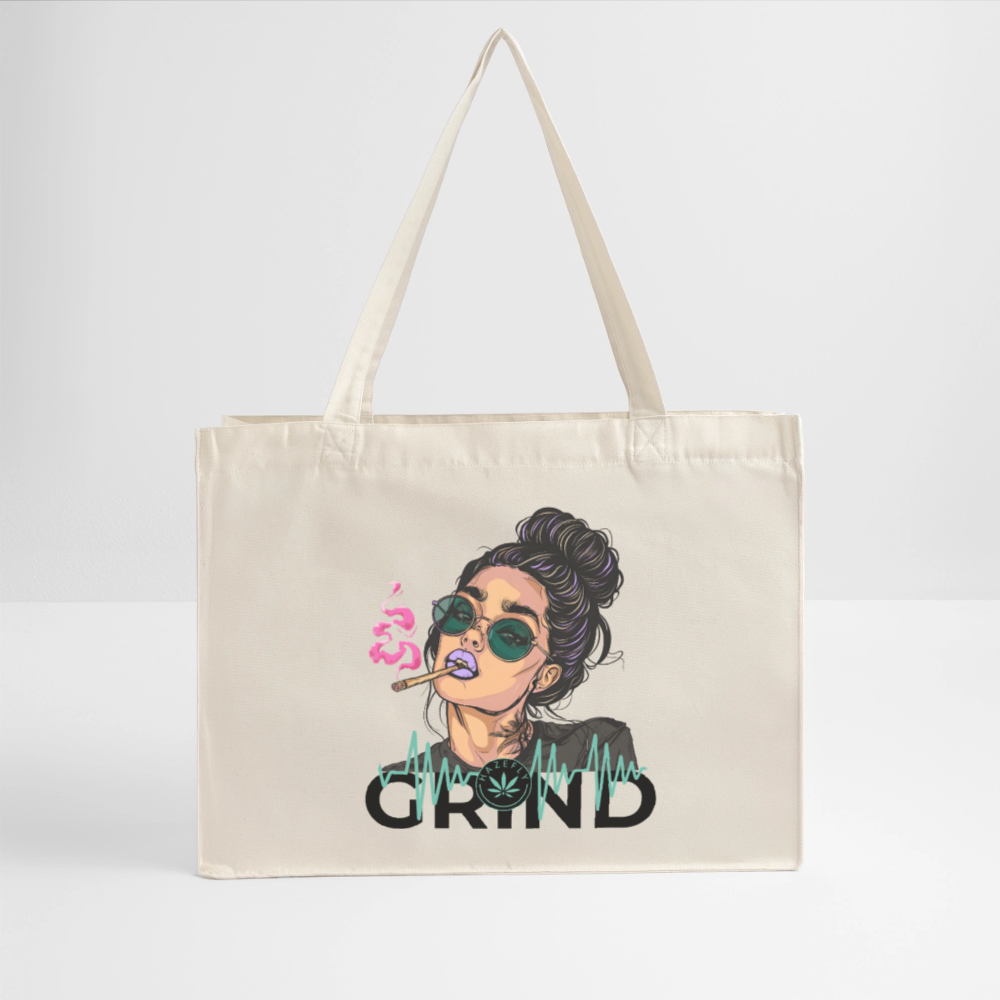 GRIND recycelter Shopping Bag - Naturweiß