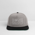 HOME GROW Snapback Cap - Graphit/Schwarz