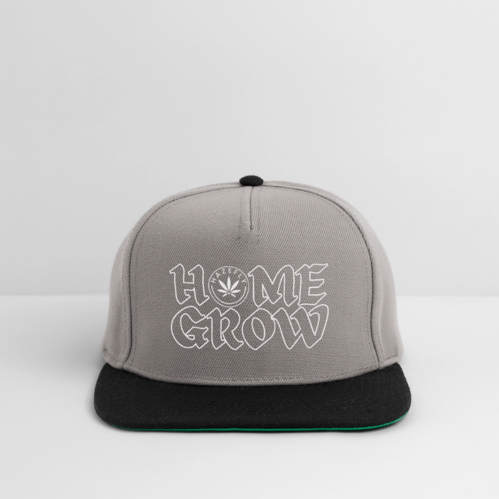 HOME GROW Snapback Cap - Graphit/Schwarz
