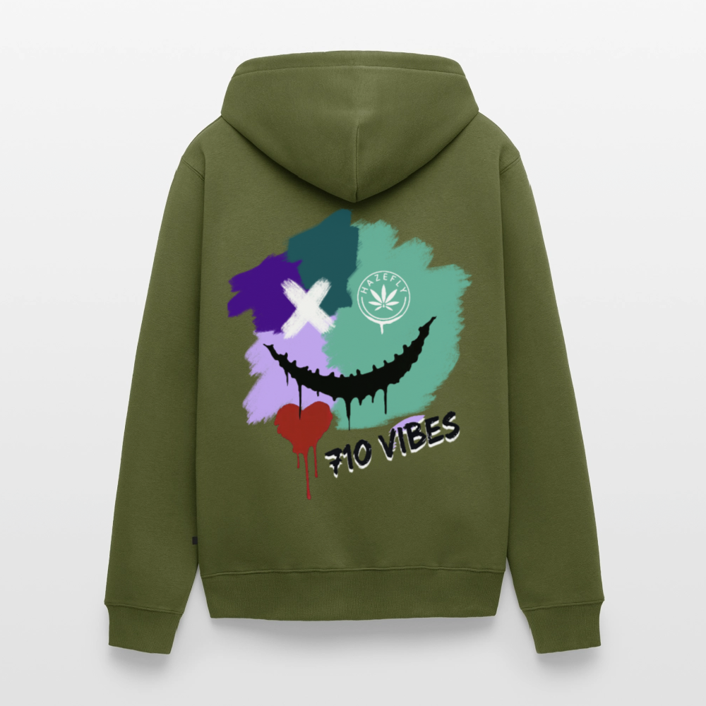 710 VIBES Unisex Premium Kapuzenjacke - Khaki