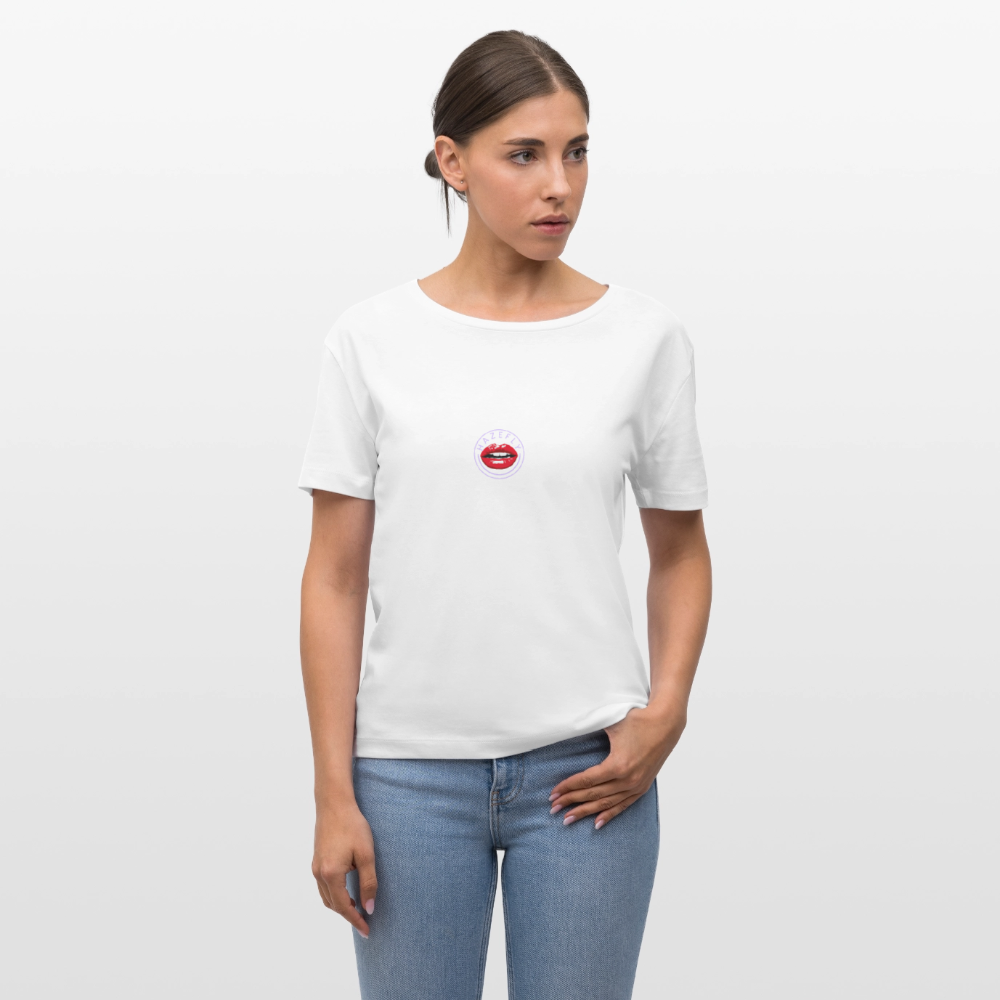 420 CLIQUE 2.0. Relaxed Frauen Bio-T-Shirt - Weiß