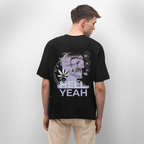 HELL YEAH Oversized Unisex Bio T-Shirt - Schwarz