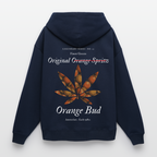 TRUE ORANGE Oversized Unisex Bio-Hoodie - Navy