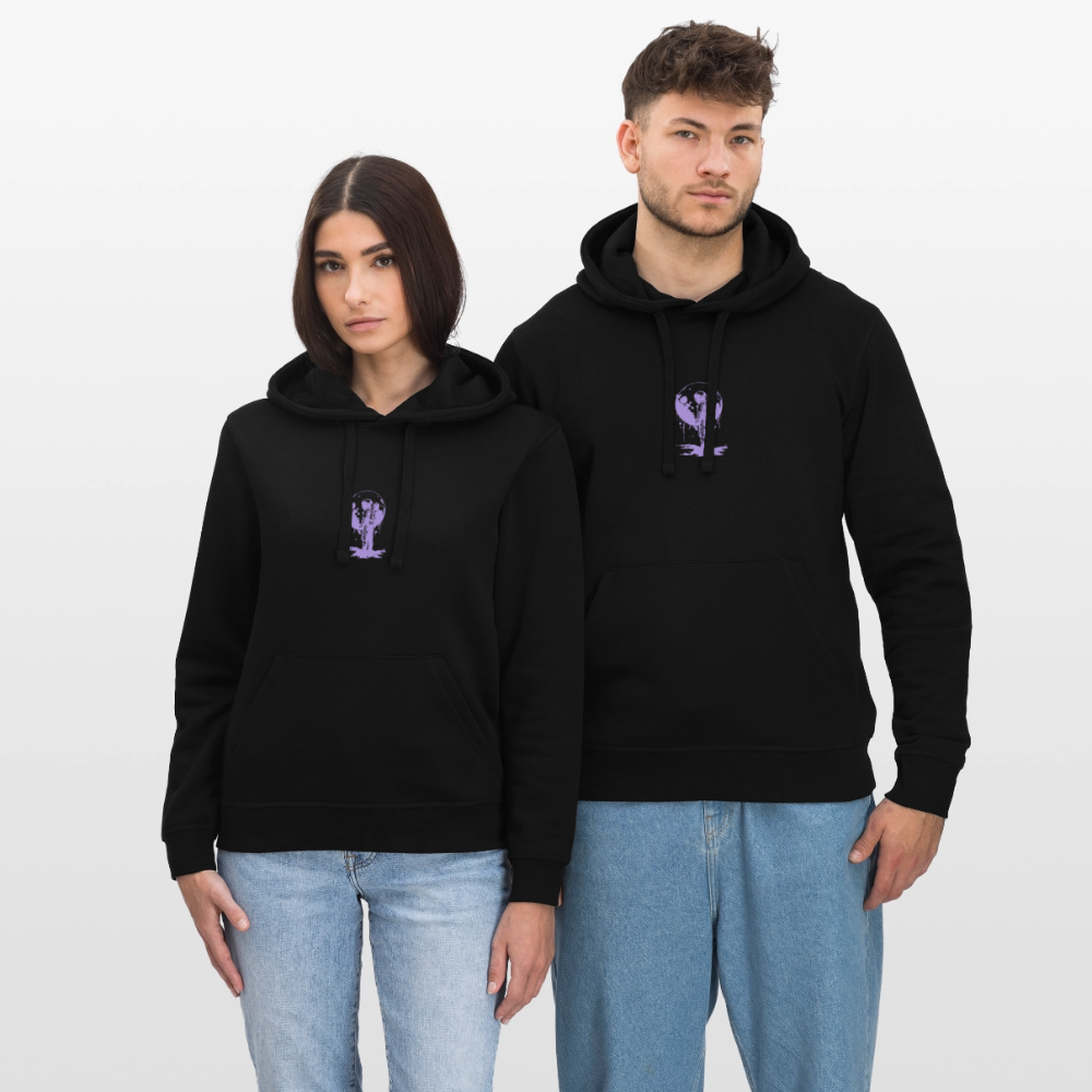 NOT HIGH Unisex Bio-Hoodie - Schwarz