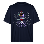 HI SANTA Oversized Unisex Bio T-Shirt - Navy