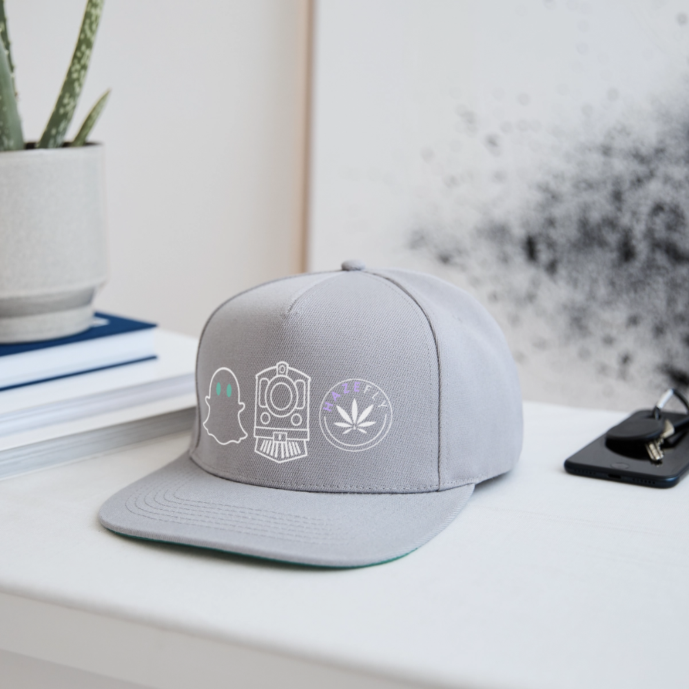 GHOST TRAIN Snapback Cap - Graphit/Graphit