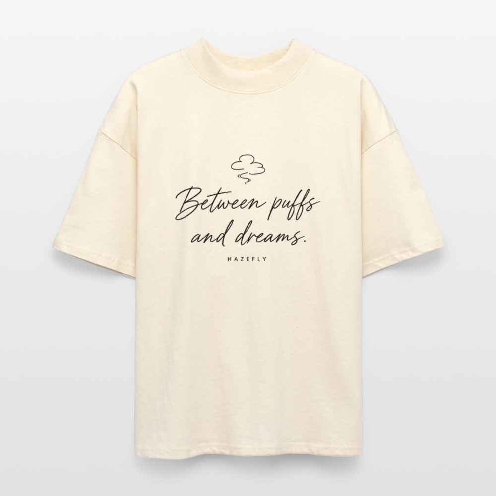 PUFFS & DREAMS Oversized Unisex Bio T-Shirt - Natur