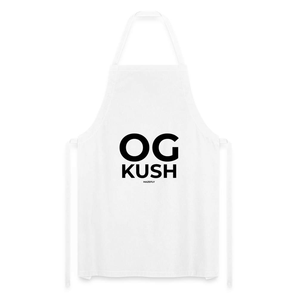OG KUSH Kochschürze - Weiß