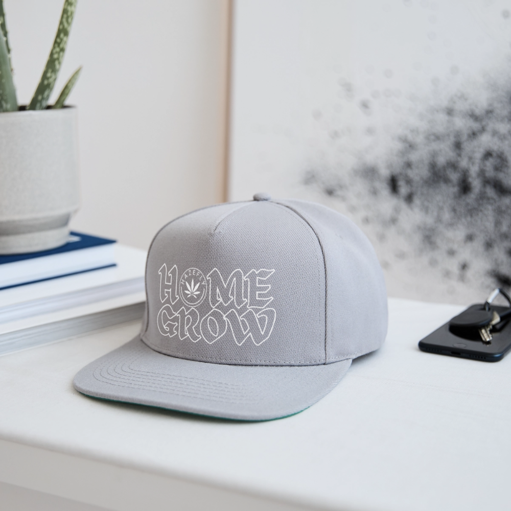 HOME GROW Snapback Cap - Graphit/Graphit
