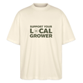 LOCAL GROWER Oversized Unisex Bio T-Shirt - Natur